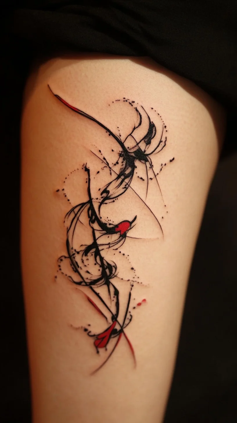 Abstract Ink: A Bold Statement of Art and Emotion in Body Art