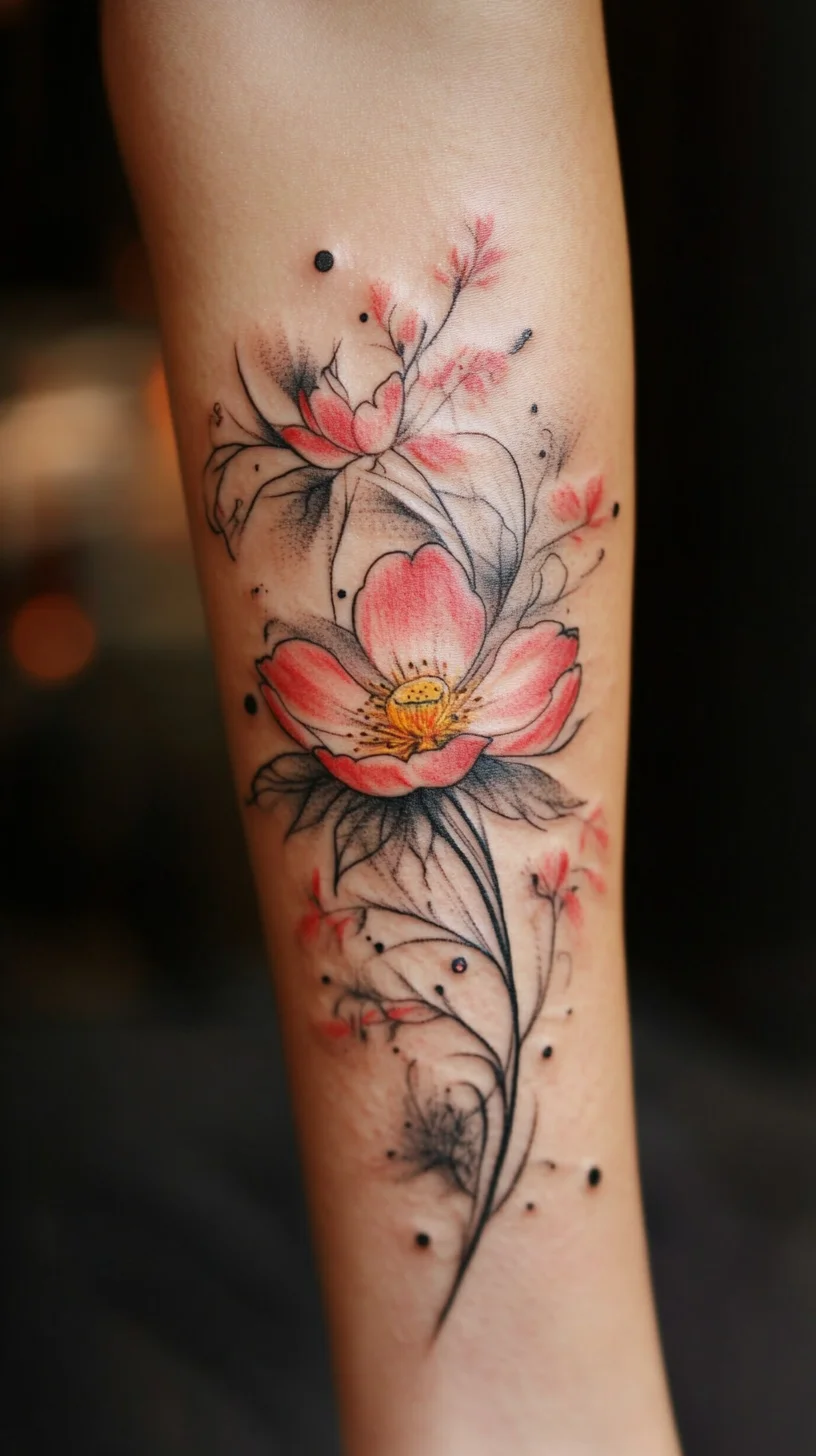 Blooming Beauty: Embrace the Elegance of Floral Tattoos