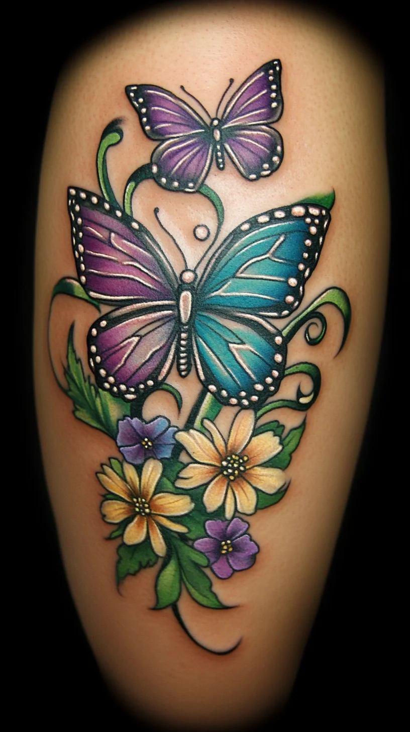 Captivating Butterfly Ink: A Vibrant Tribute to Nature's Beauty