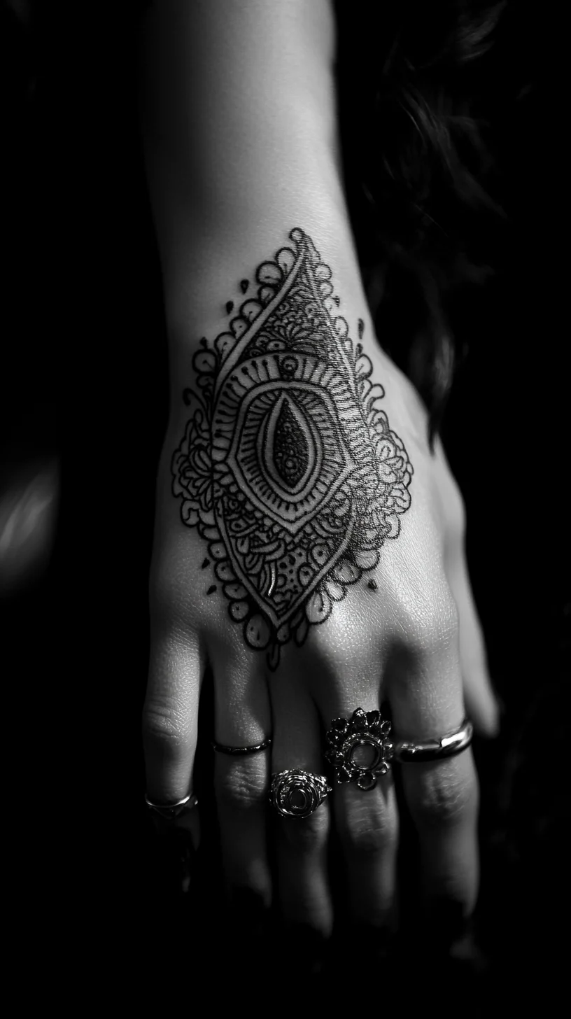 Captivating Henna Eye Tattoo: A Timeless Fusion of Elegance and Mystique