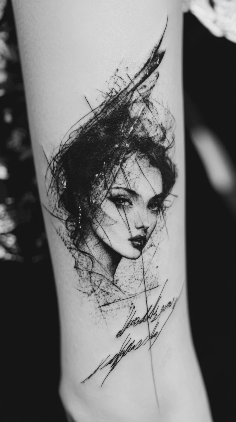 Captivating Ink: The Expressive Portrait Tattoo That Tells Your Story