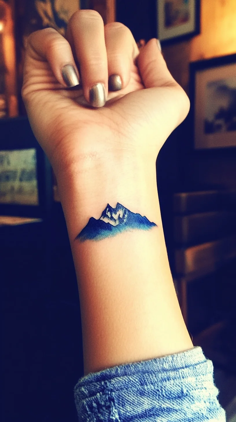 Capture Nature’s Majesty with a Stunning Mountain Tattoo Design