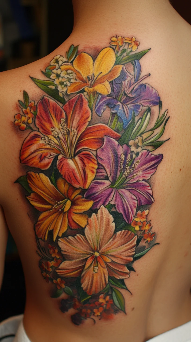 Celebrate Nature's Beauty: Stunning Floral Tattoos That Bloom with Color