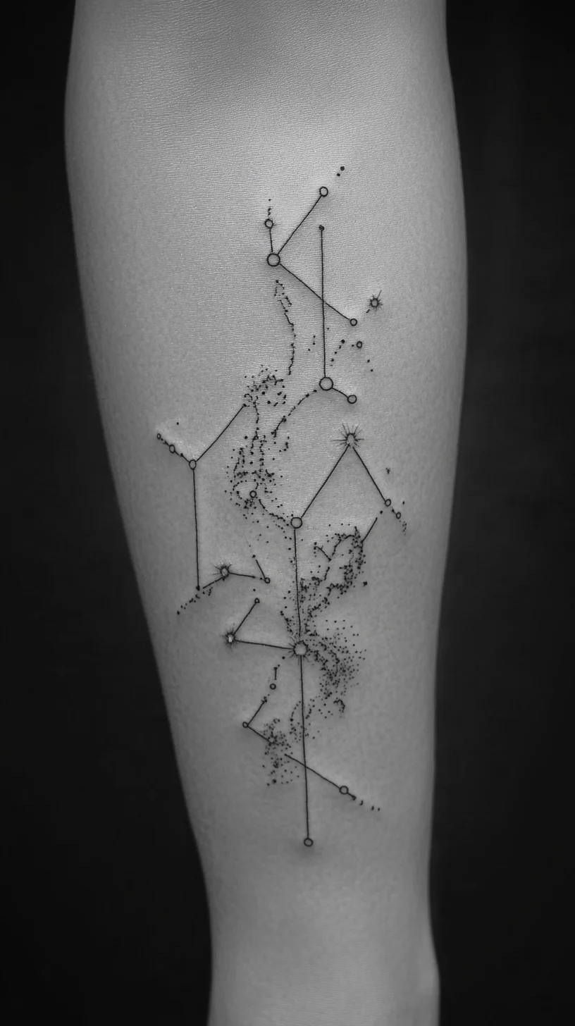 Celestial Chic: Intricate Constellation Tattoos for the Starry-Eyed