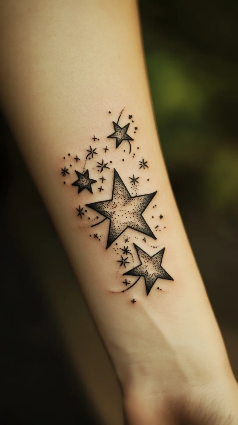 Celestial Dreams: Illuminate Your Skin with Stunning Star Tattoos