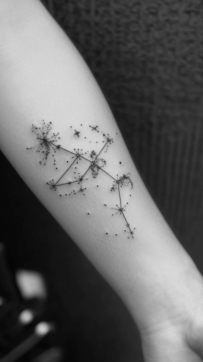 Celestial Ink: Stunning Constellation Tattoos for Cosmic Enthusiasts