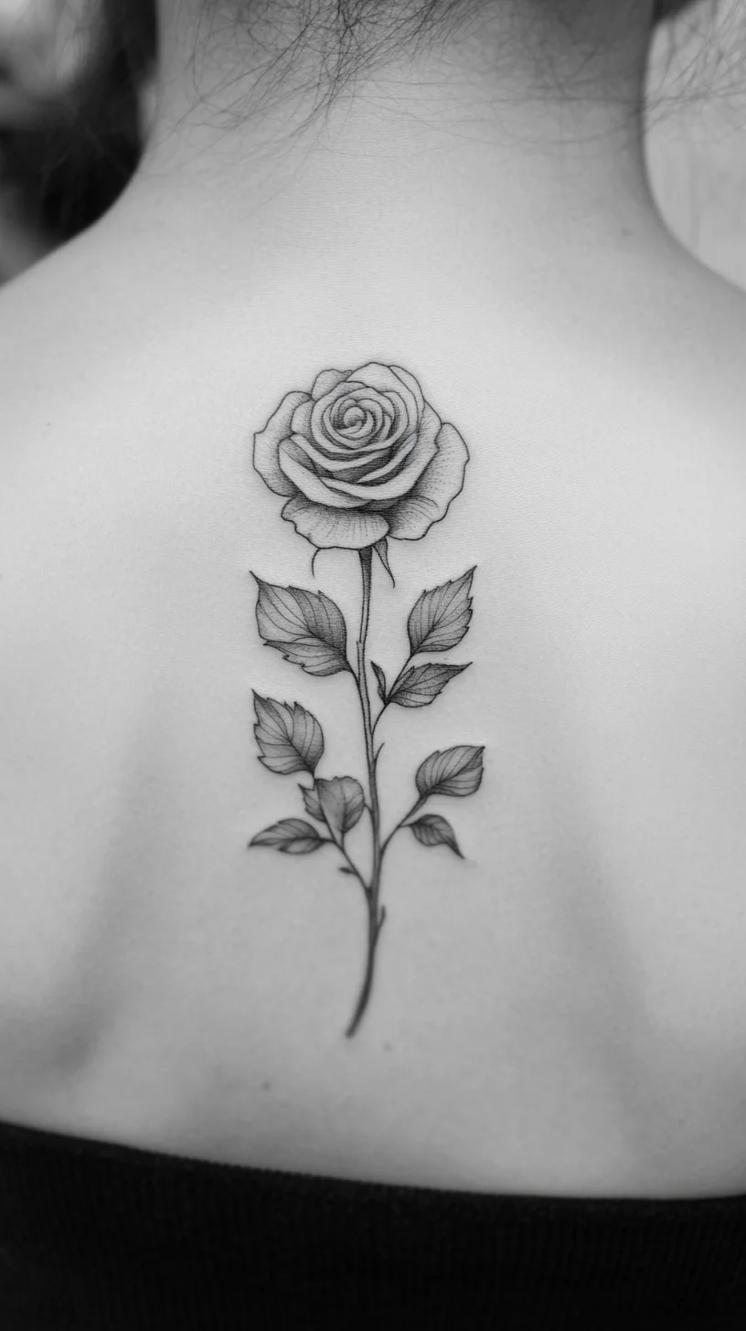 Classic Elegance: The Timeless Rose Tattoo for a Touch of Sophistication