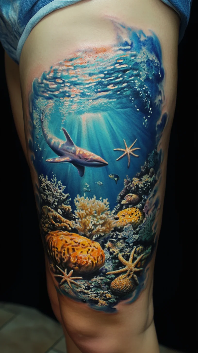 Dive Deep into Oceanic Beauty: Stunning Underwater Tattoo Inspiration