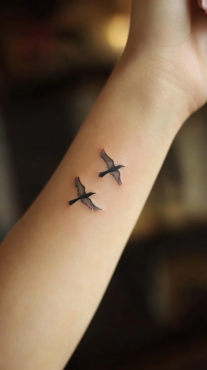 Elegant Black Bird Tattoos: A Soaring Symbol of Freedom and Grace