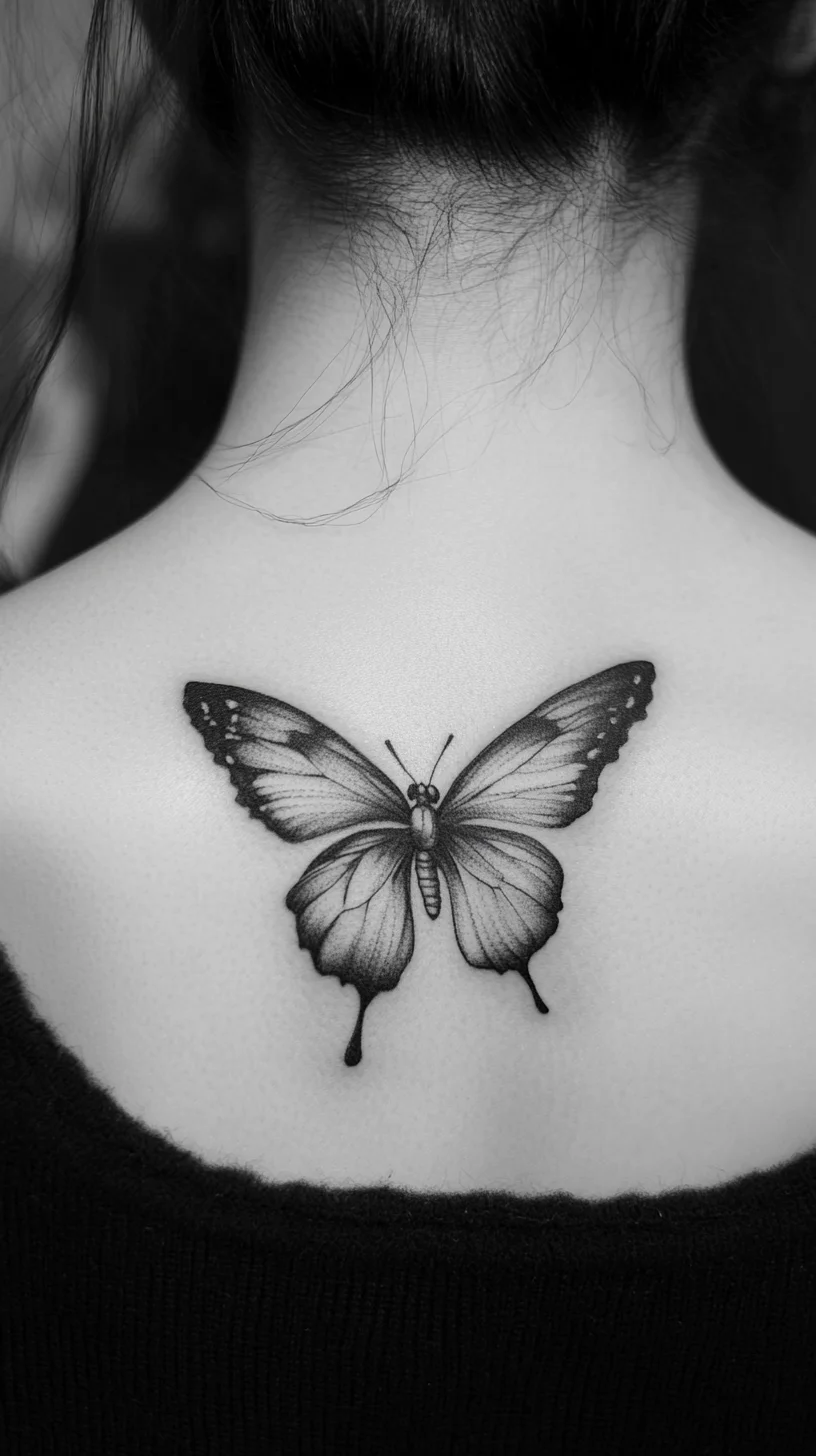 Elegant Black Butterfly Tattoo: A Timeless Statement of Freedom and Transformation