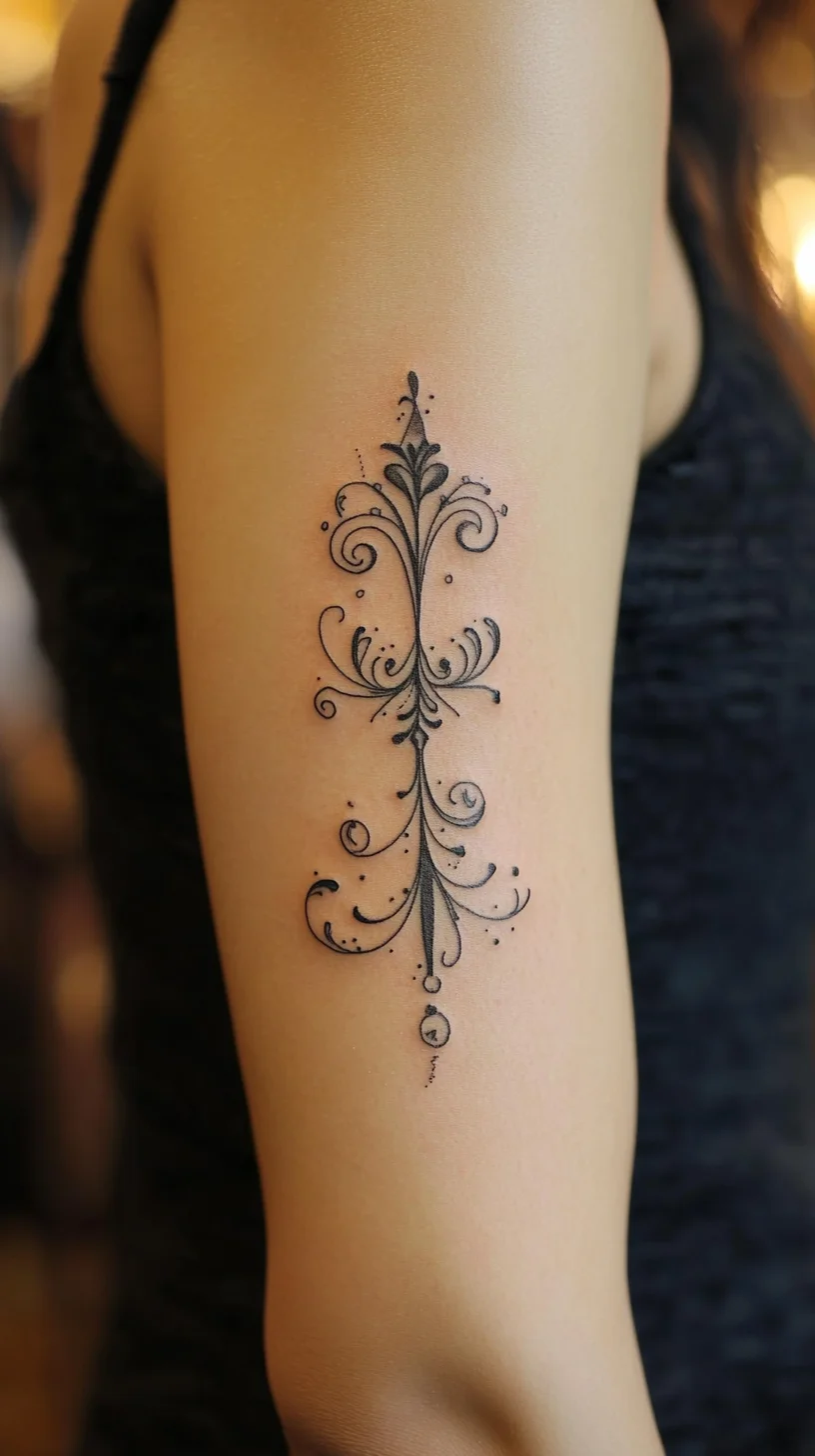 Elegant Botanical Tattoo: A Timeless Blend of Nature and Artistry