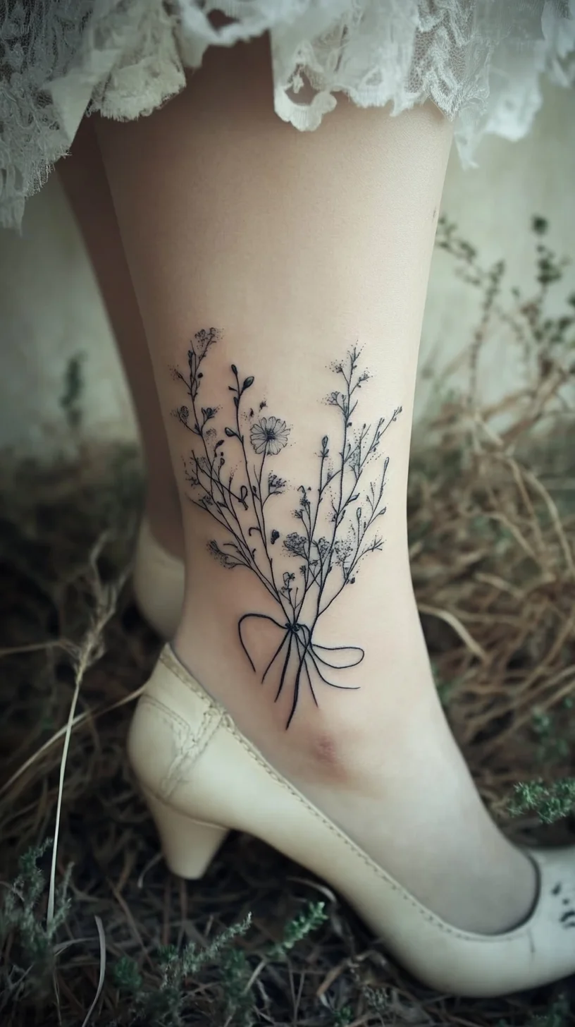 Elegant Botanical Tattoo: A Timeless Choice for Nature Lovers