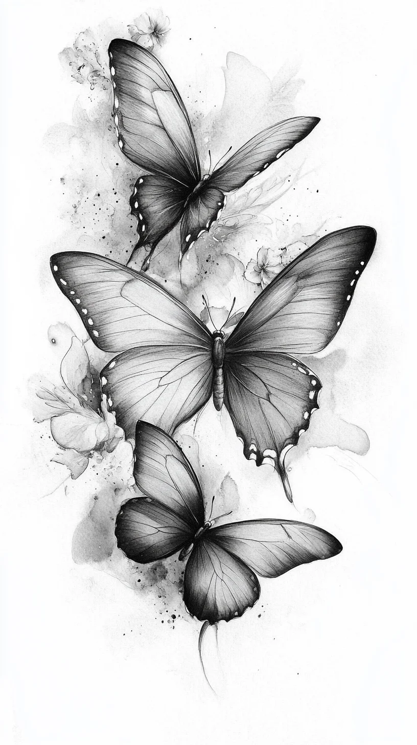 Elegant Butterfly Ink: A Timeless Tattoo Design for Nature Lovers