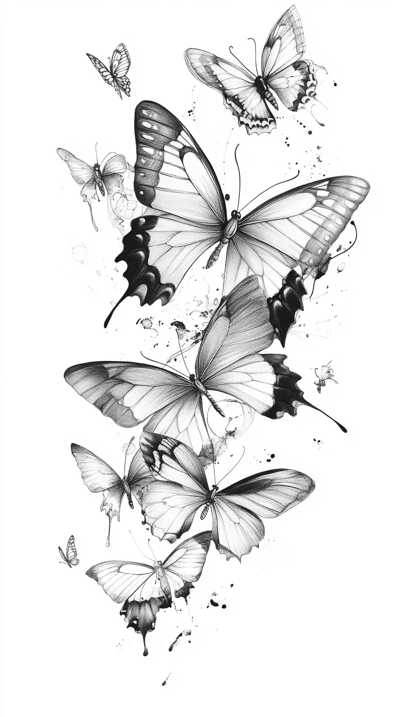 Elegant Butterfly Tattoos: The Perfect Blend of Grace and Femininity