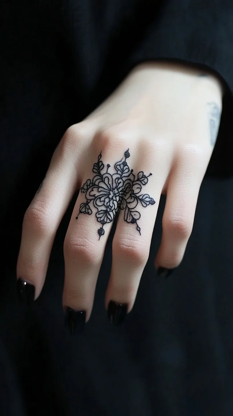 Elegant Floral Hand Tattoos: A Stunning Expression of Art and Femininity