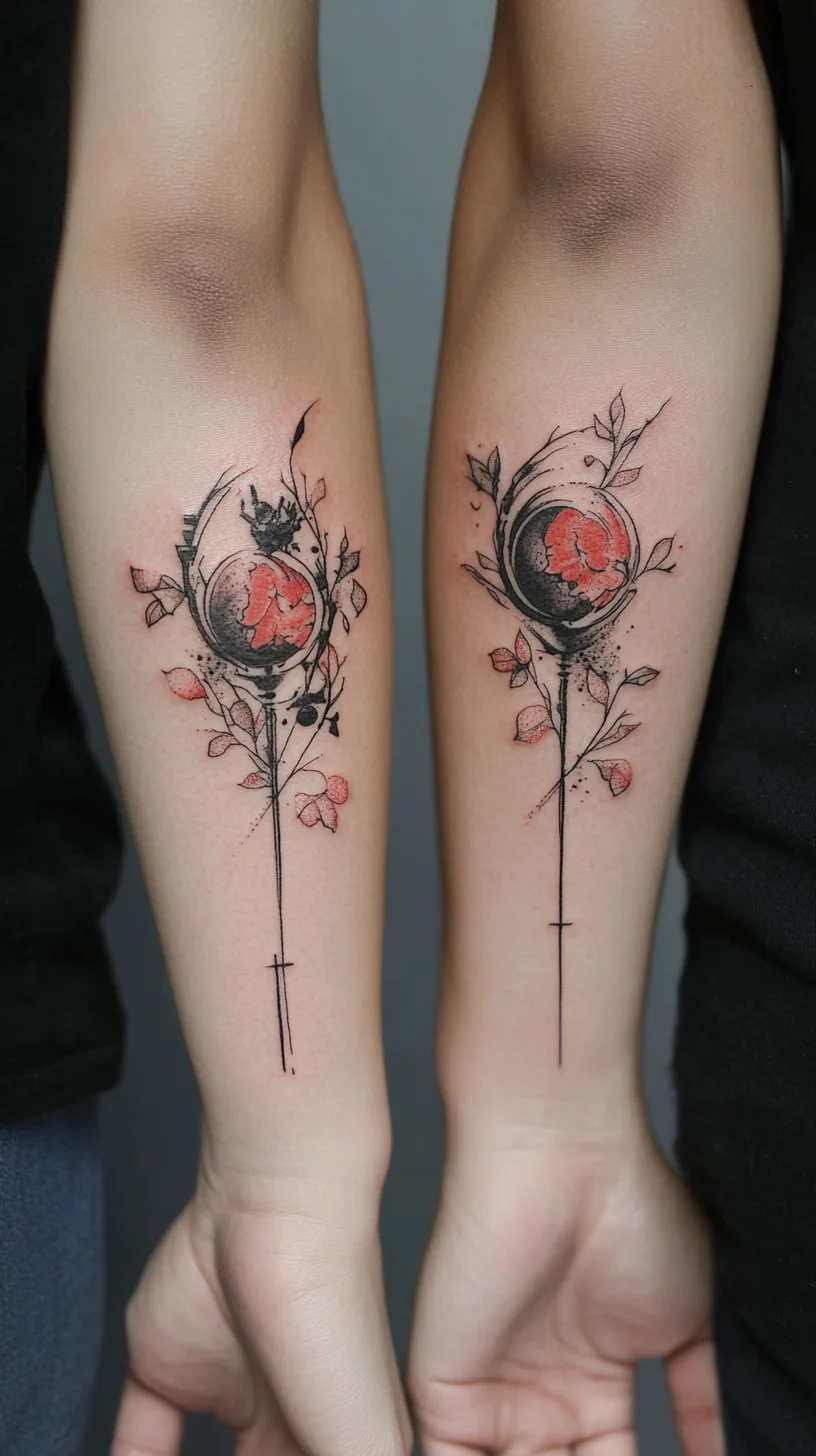 Elegant Floral Ink: Stunning Rose Tattoos with a Modern Twist