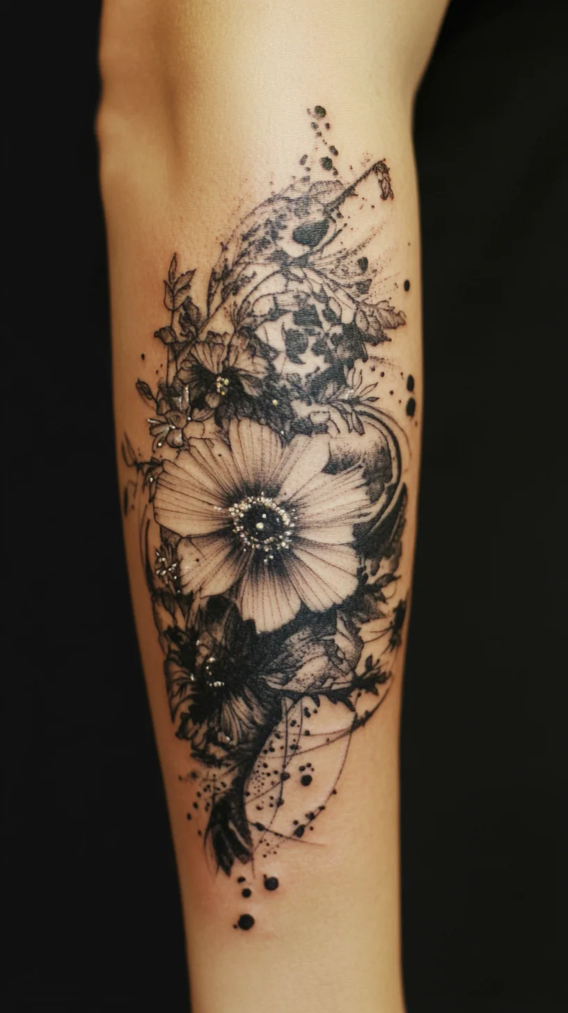 Elegant Floral Tattoo: A Timeless Design for Nature Lovers