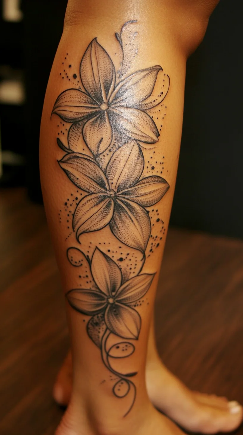 Elegant Floral Tattoo: A Timeless Expression of Beauty and Grace