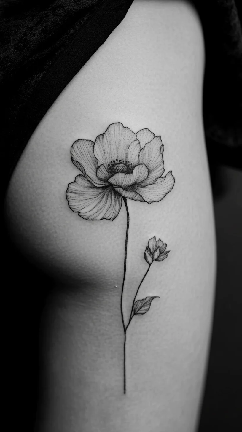 Elegant Floral Tattoos: A Timeless Statement on Skin