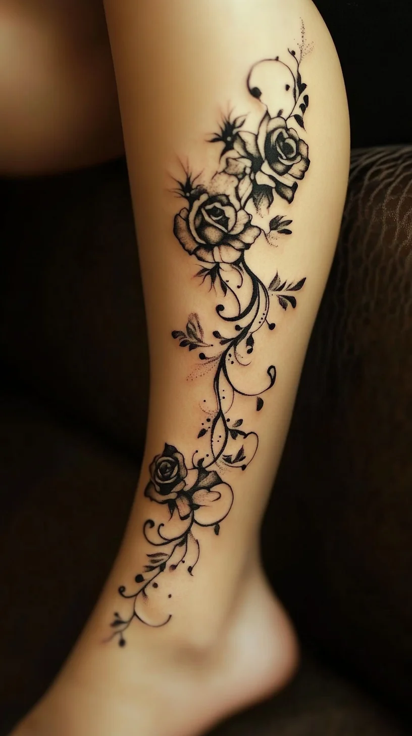 Elegant Floral Tattoos: Timeless Beauty for Every Style Lover