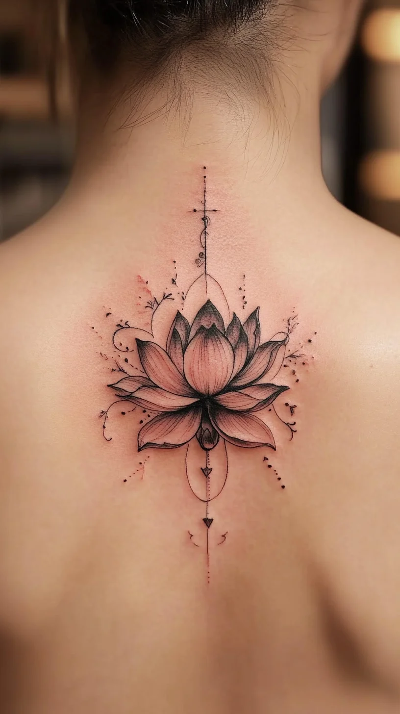 Elegant Lotus Tattoo: A Timeless Symbol of Beauty and Resilience