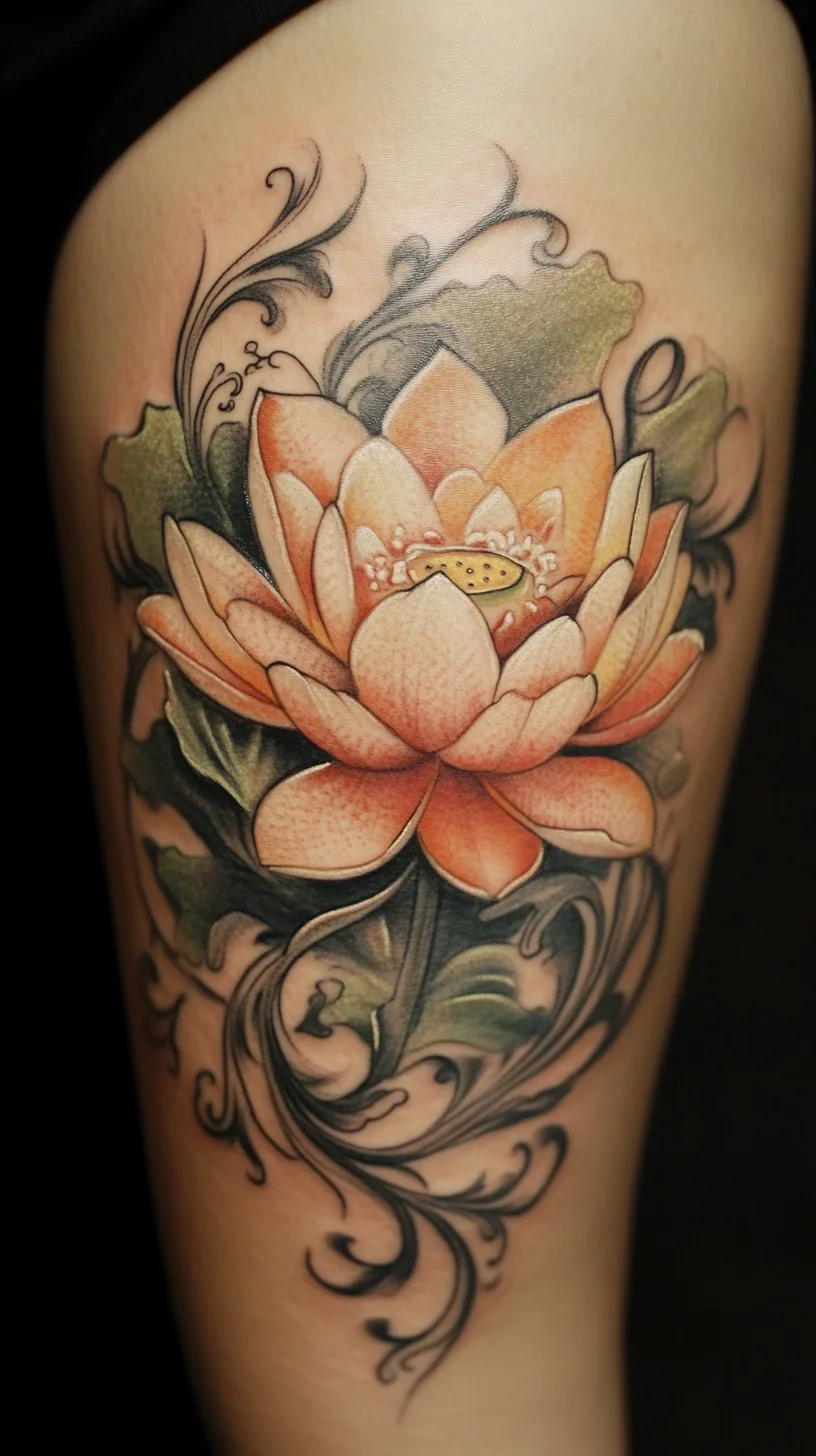 Elegant Lotus Tattoo: A Timeless Symbol of Beauty and Resilience