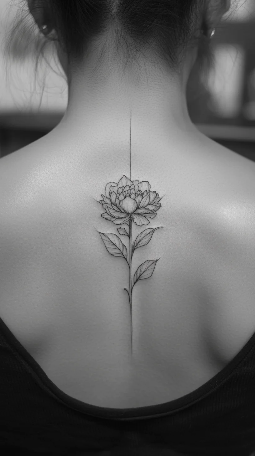 Elegant Lotus Tattoo Design: A Symbol of Beauty and Resilience