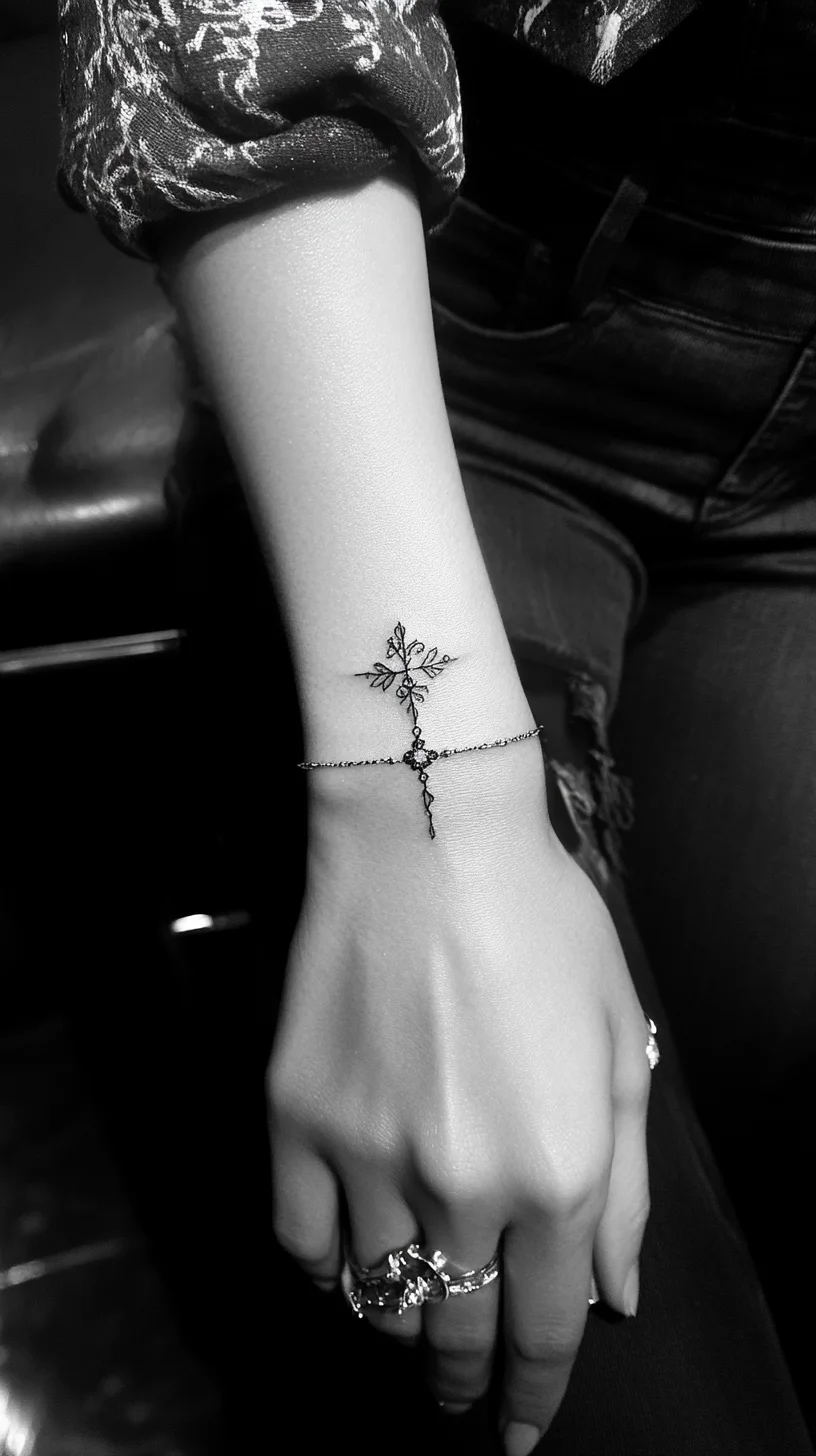 Elegant Minimalism: Chic Tattoo Bracelet Design for Every Occasion