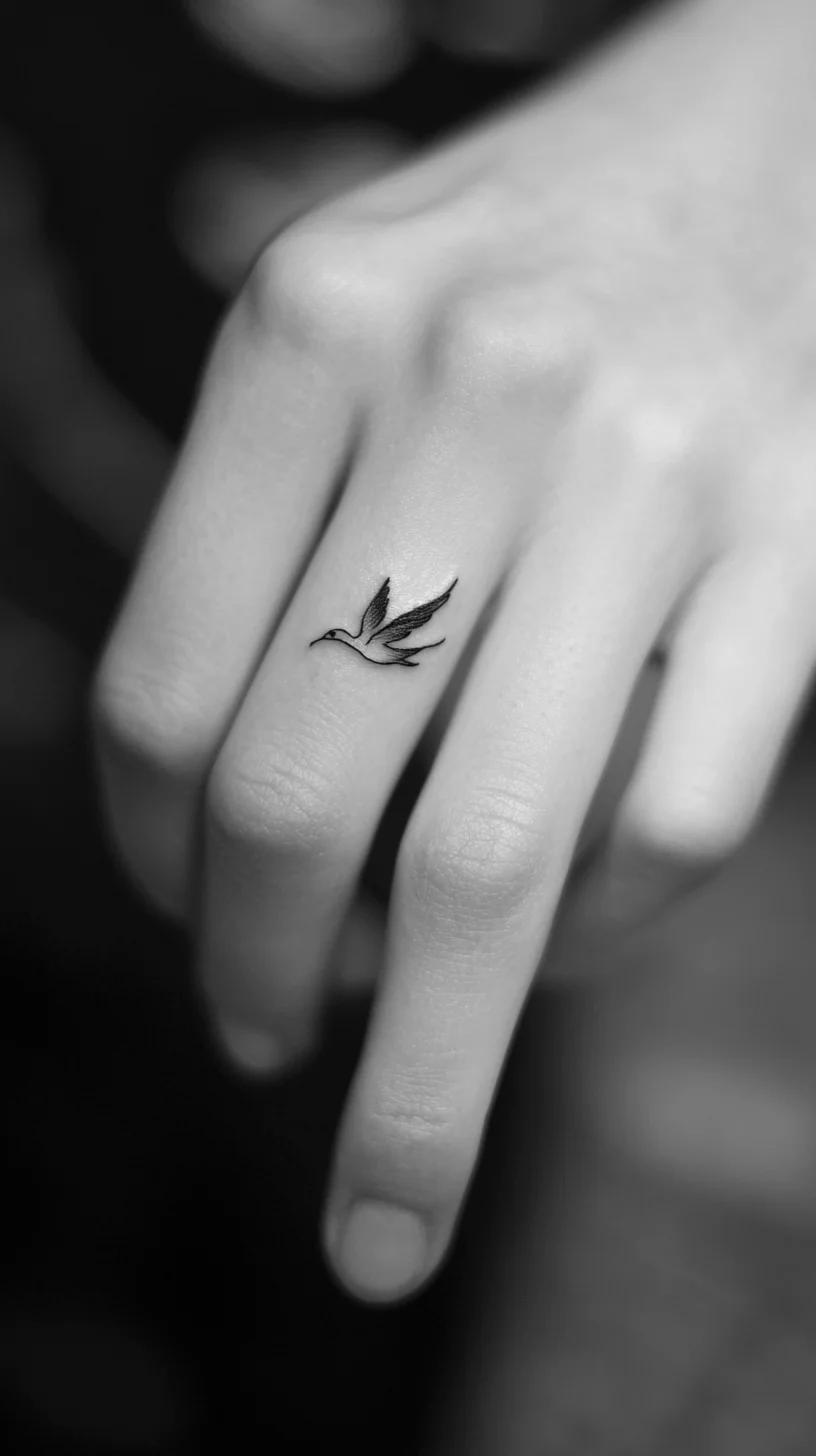 Elegant Minimalism: The Understated Charm of Feather Tattoos