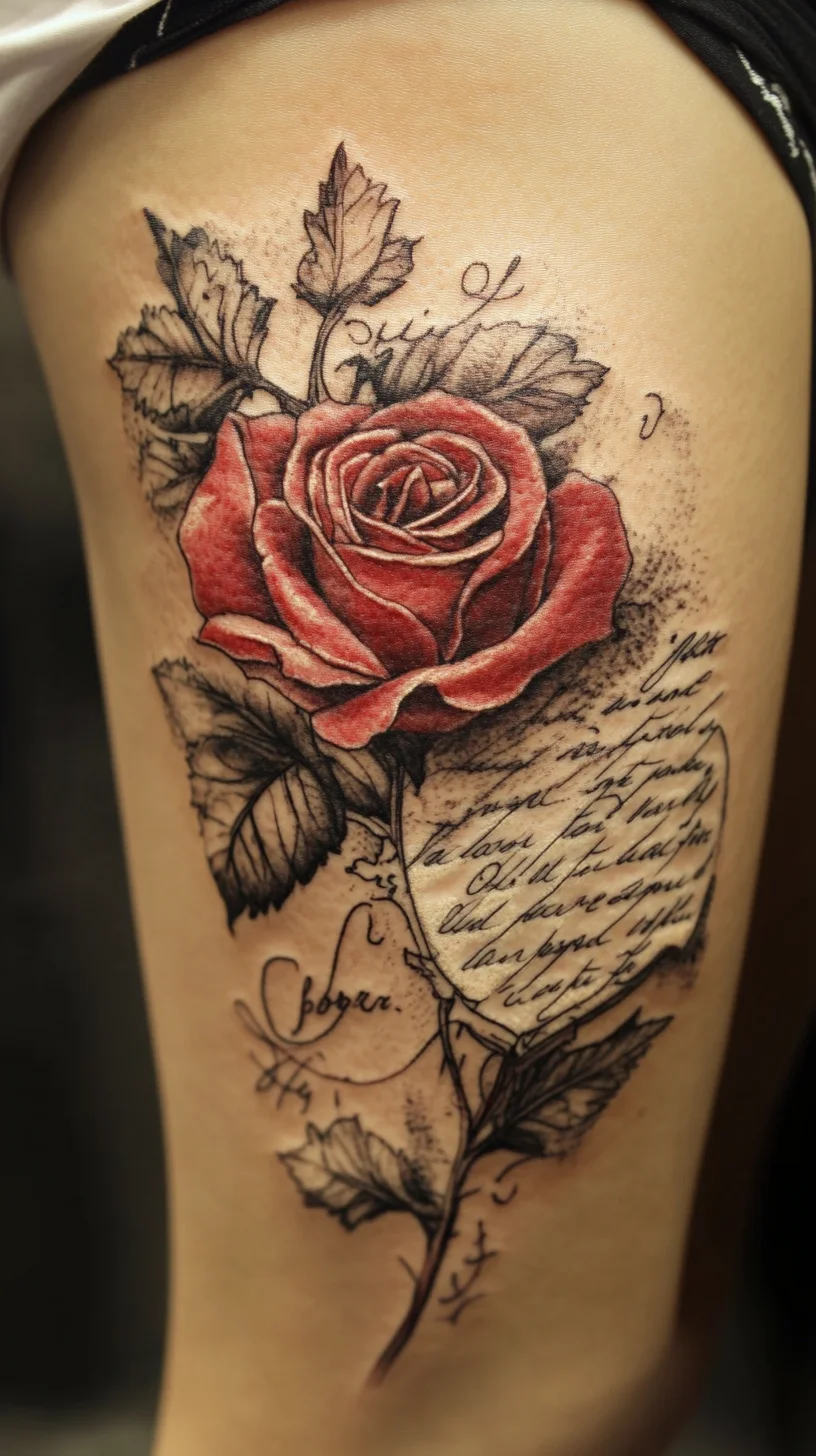 Elegant Rose Tattoo: A Perfect Blend of Artistry and Emotion