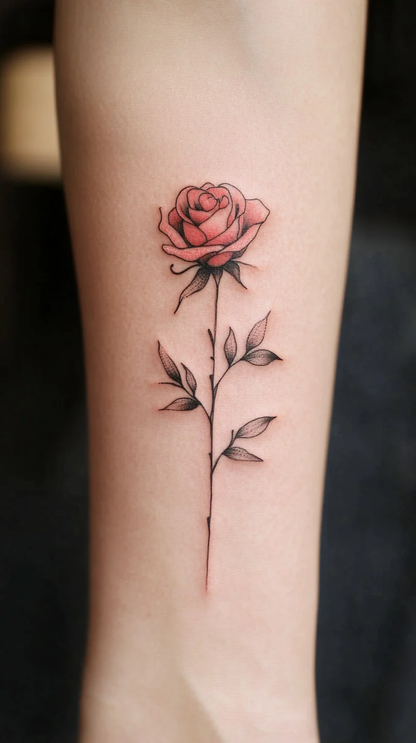 Elegant Rose Tattoo: A Timeless Symbol of Beauty and Grace