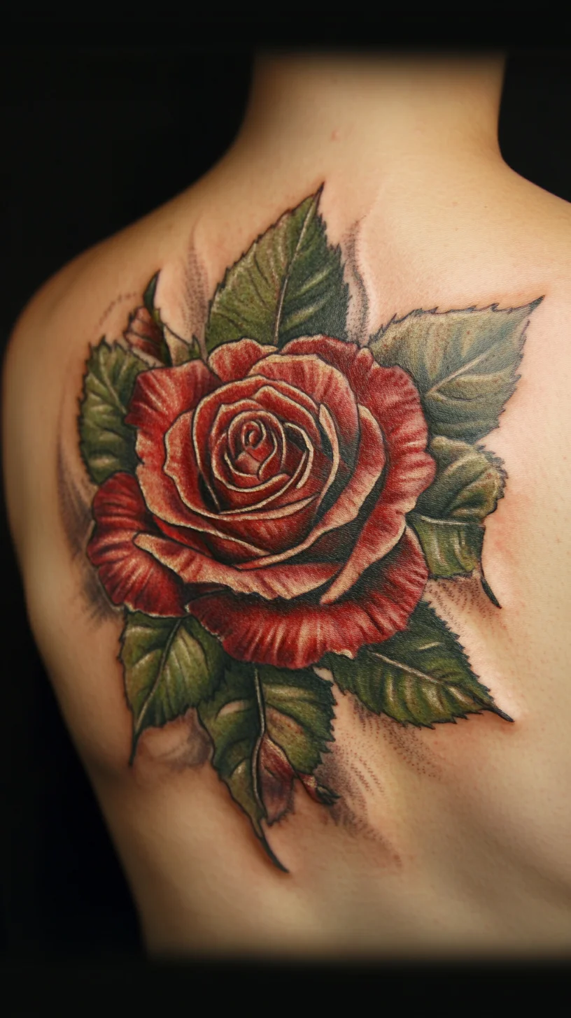 Elegant Rose Tattoo: Timeless Floral Beauty for Effortless Charm