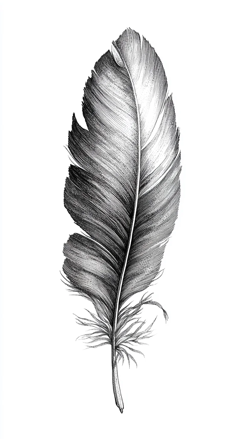 Elevate Your Style with Intricate Feather-Inspired Tattoos