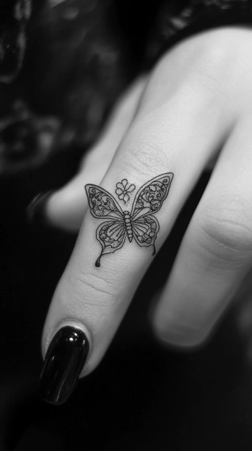 Embrace Elegance: Stunning Butterfly Tattoo for a Touch of Whimsy