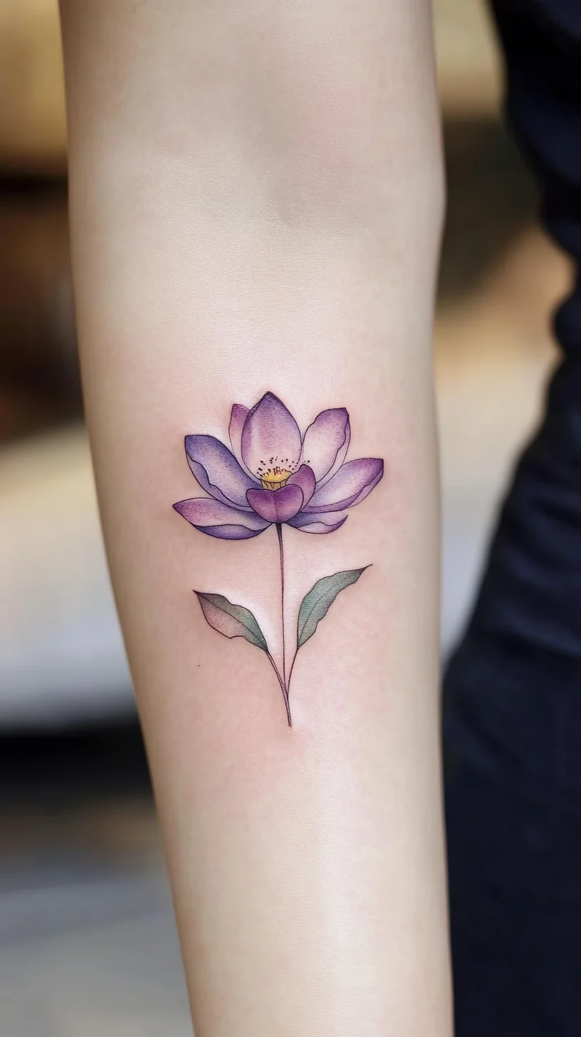 Embrace Elegance: The Ethereal Lotus Tattoo for a Touch of Serenity