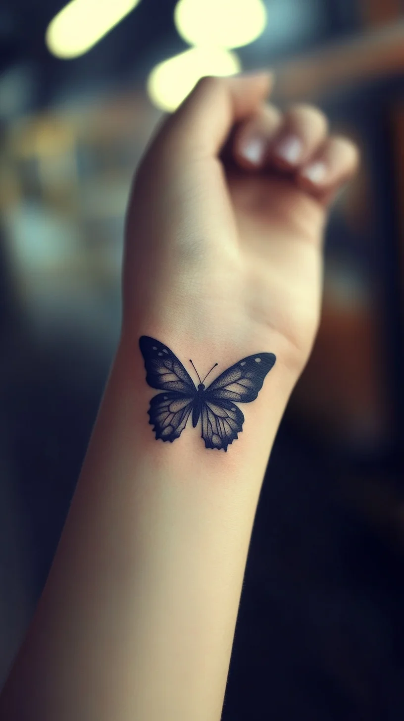 Embrace Elegance: The Timeless Butterfly Tattoo for a Touch of Grace