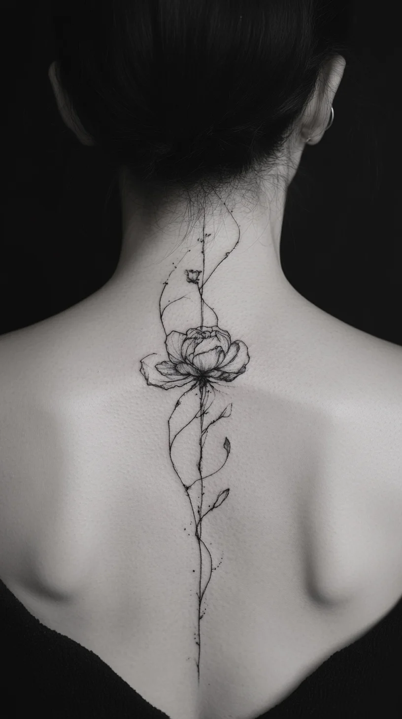 Embrace Elegance: The Timeless Floral Tattoo on Your Back