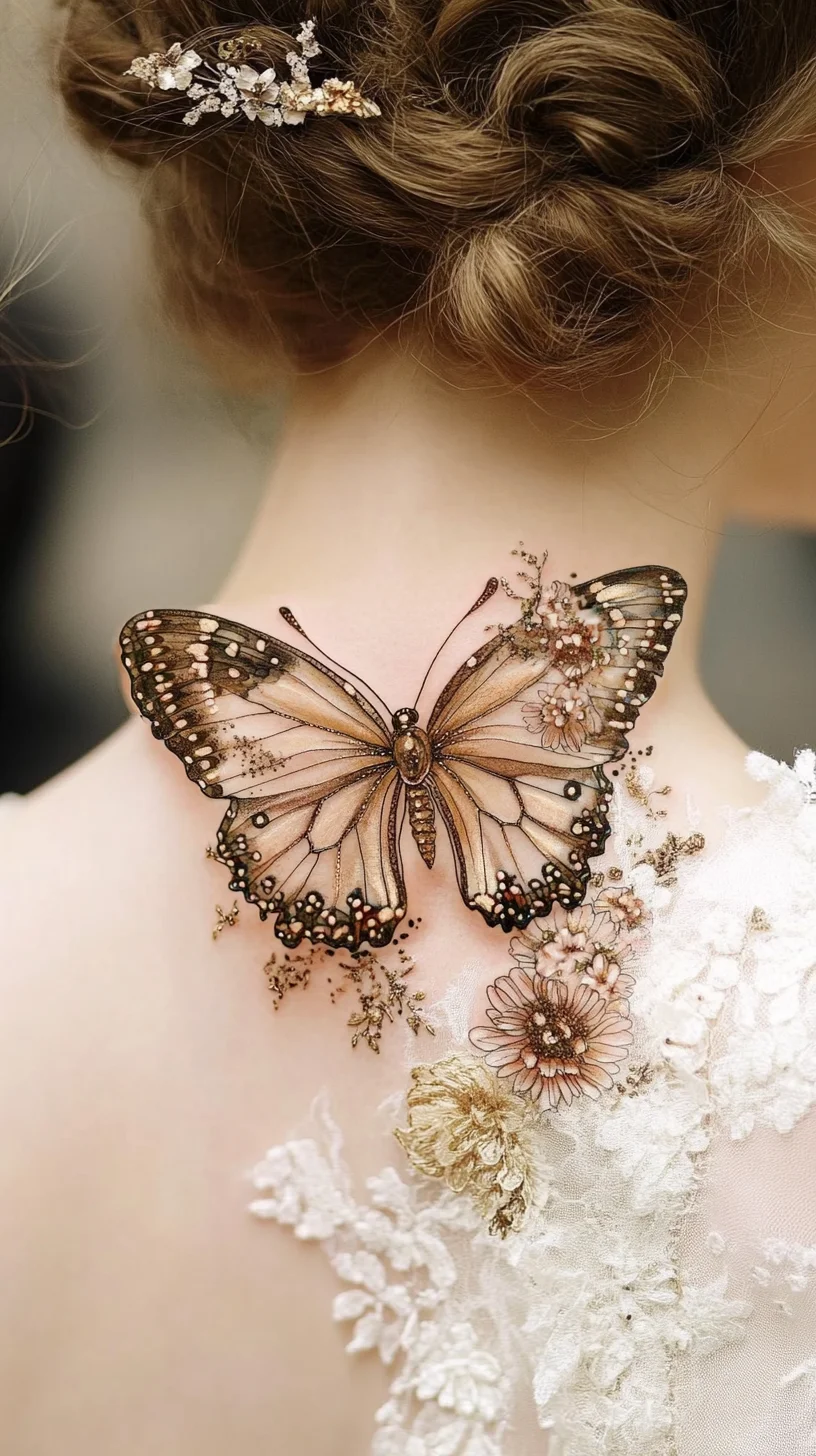 Embrace Elegance with a Captivating Butterfly Tattoo Design