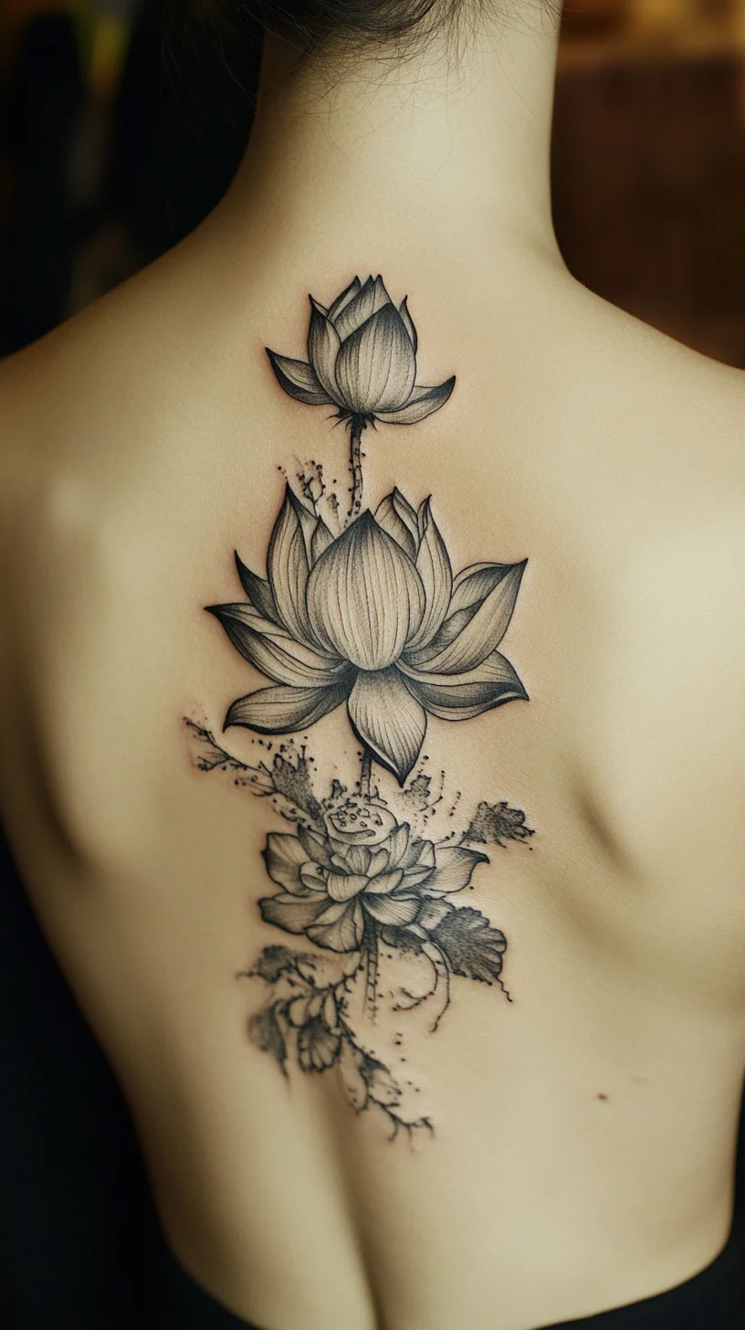 Embrace Elegance with a Stunning Lotus Tattoo: A Beautiful Statement Piece