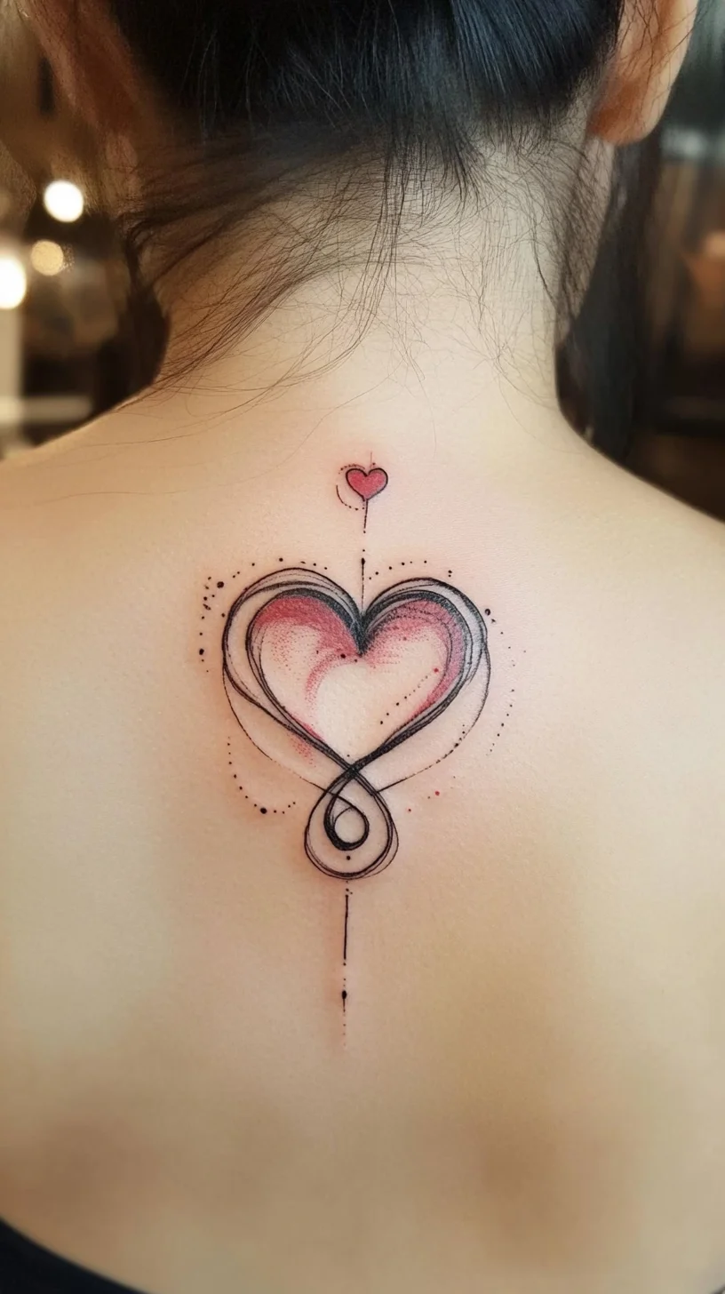 Embrace Endless Love: The Elegant Infinity Heart Tattoo