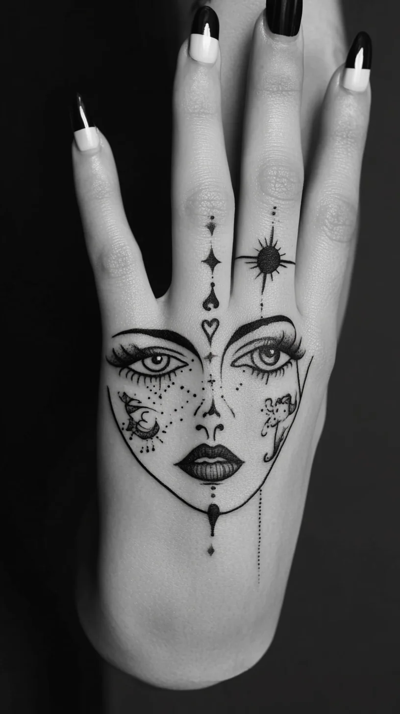 Embrace Mystique: Enigmatic Hand Tattoos for a Bold Statement