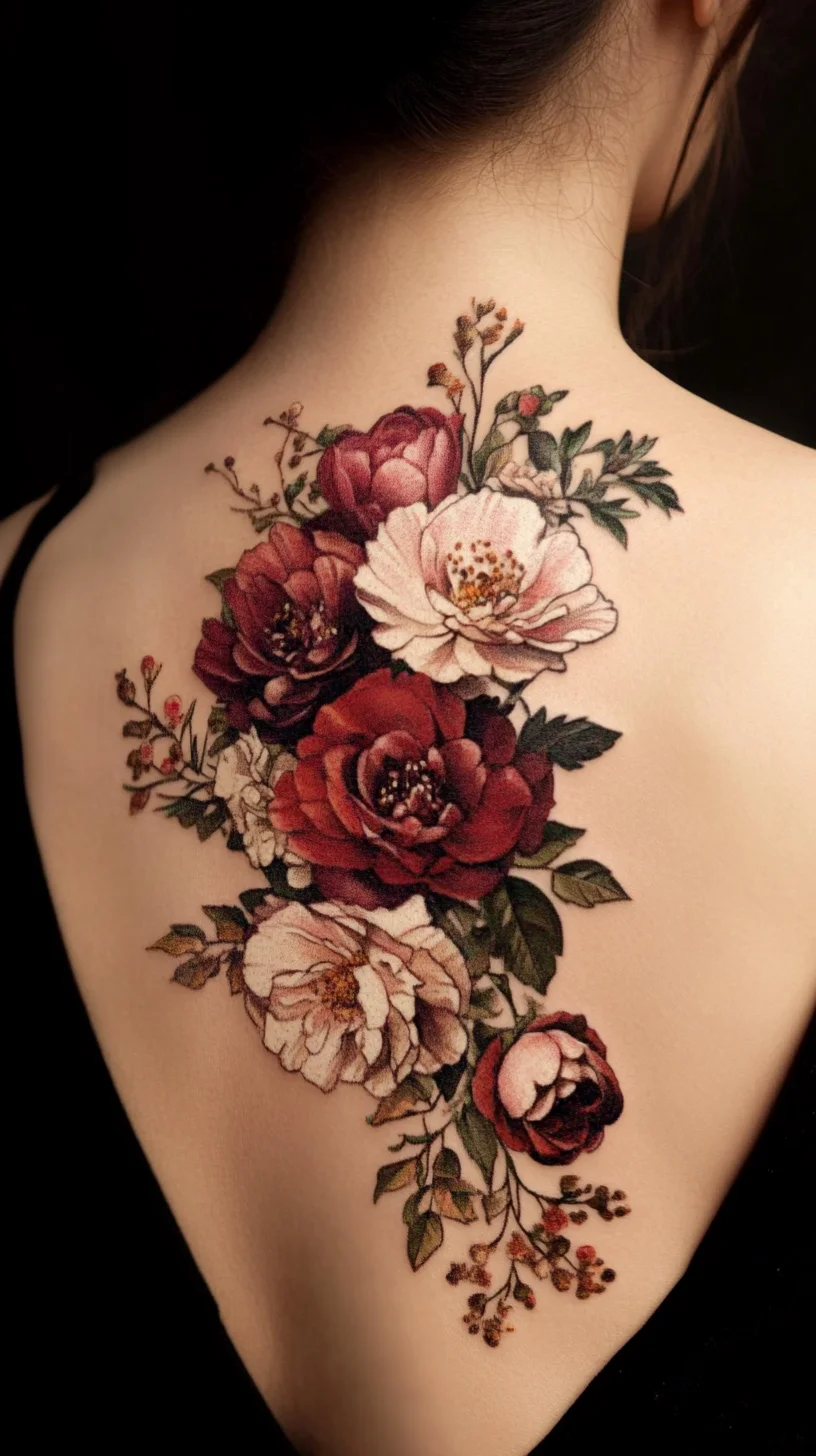 Embrace Nature: A Stunning Floral Tattoo for Effortless Elegance