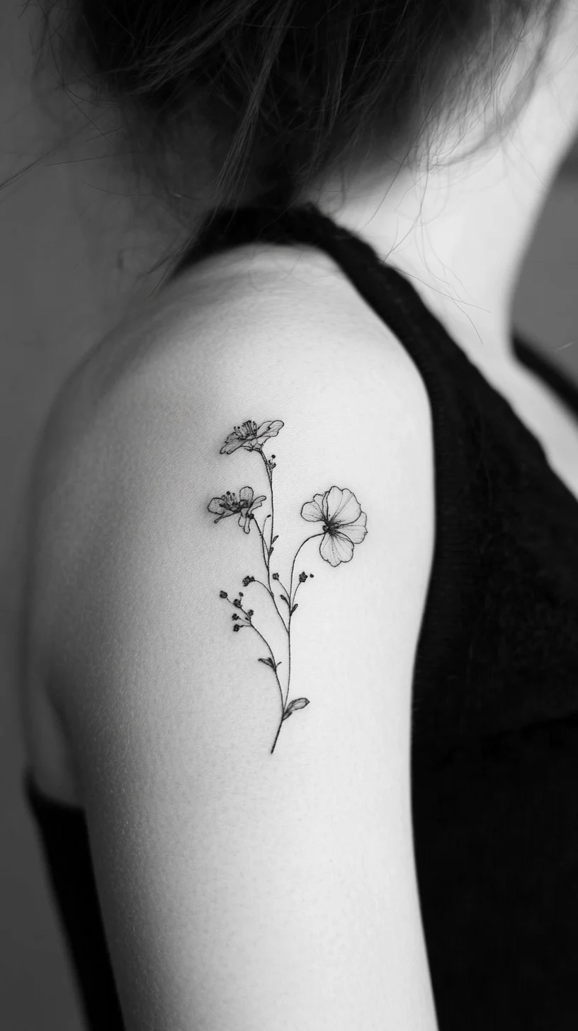 Embrace Nature: Delicate Floral Tattoos for Timeless Elegance