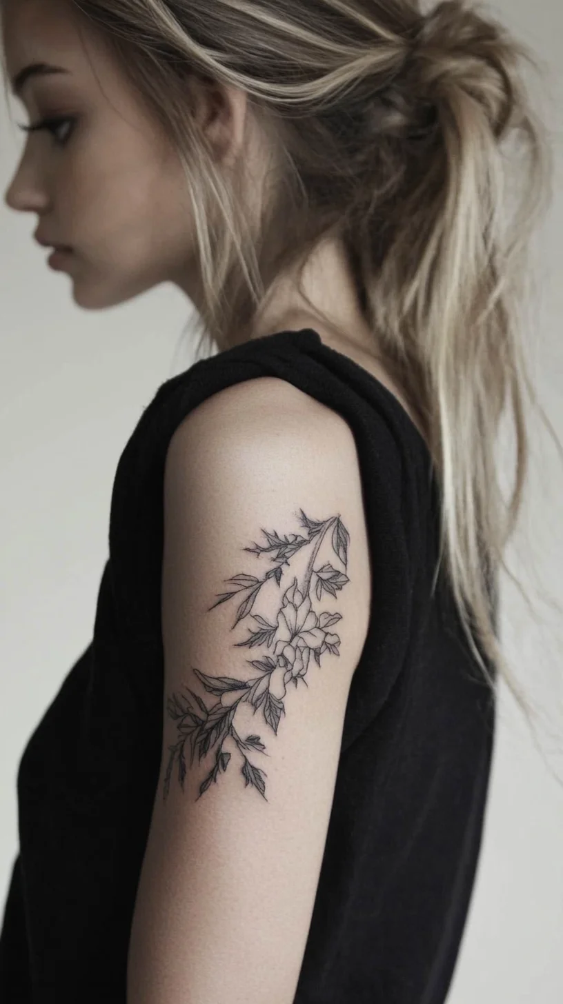 Embrace Nature: Delicate Floral Tattoos That Speak Volumes