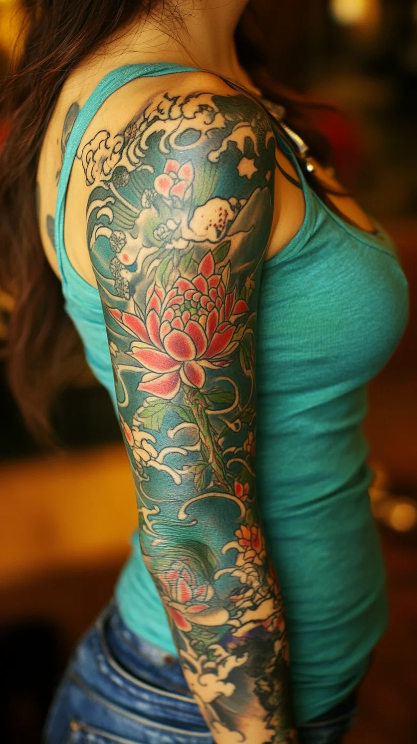 Embrace Nature: Stunning Floral Sleeve Tattoos for a Bold Statement