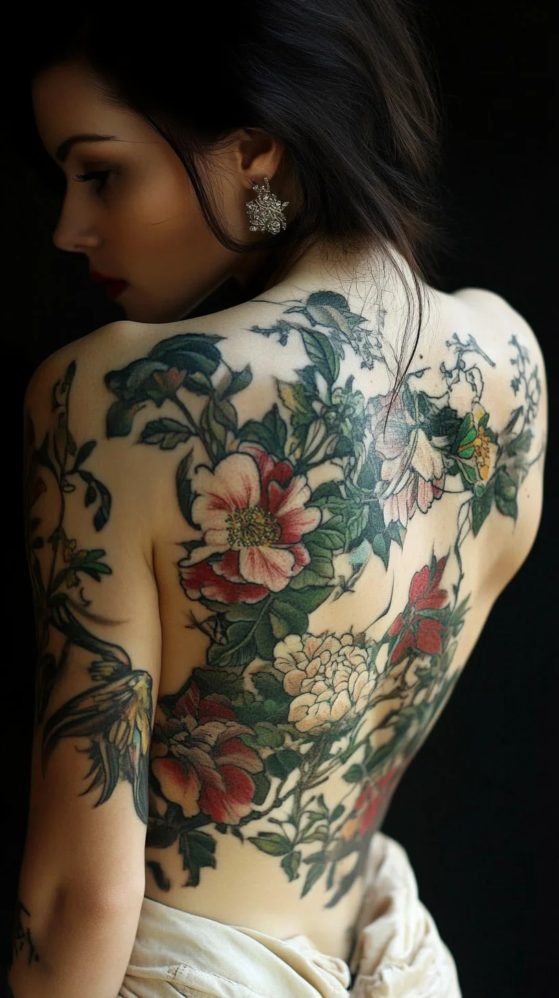 Embrace Nature: Stunning Floral Tattoo Art that Tells Your Story