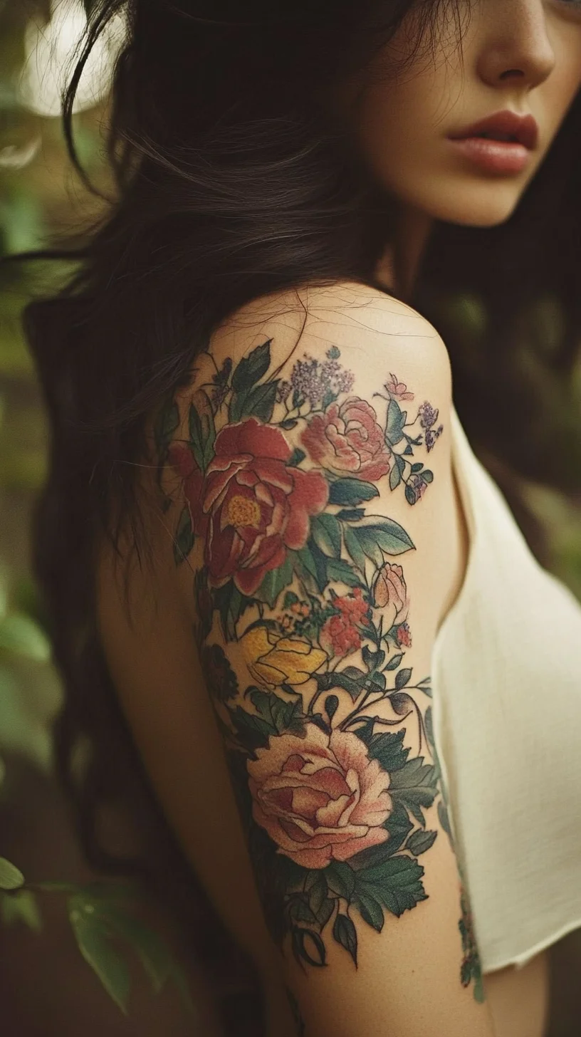 Embrace Nature: Stunning Floral Tattoos for a Bold and Elegant Look