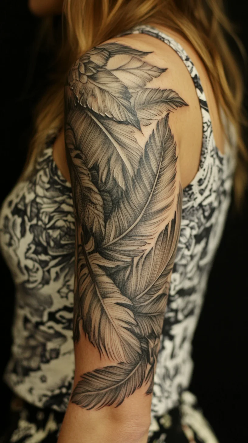 Embrace Nature with Exquisite Leafy Sleeve Tattoos: A Trend for Every Aesthetic