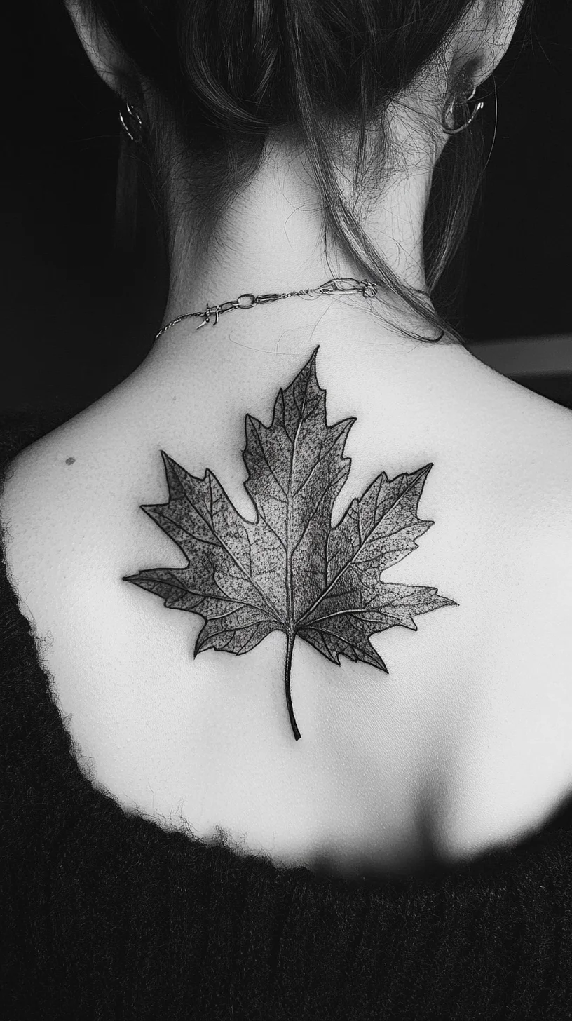 Embrace Nature with Stunning Leaf Tattoos: A Beautiful Tribute to the Outdoors