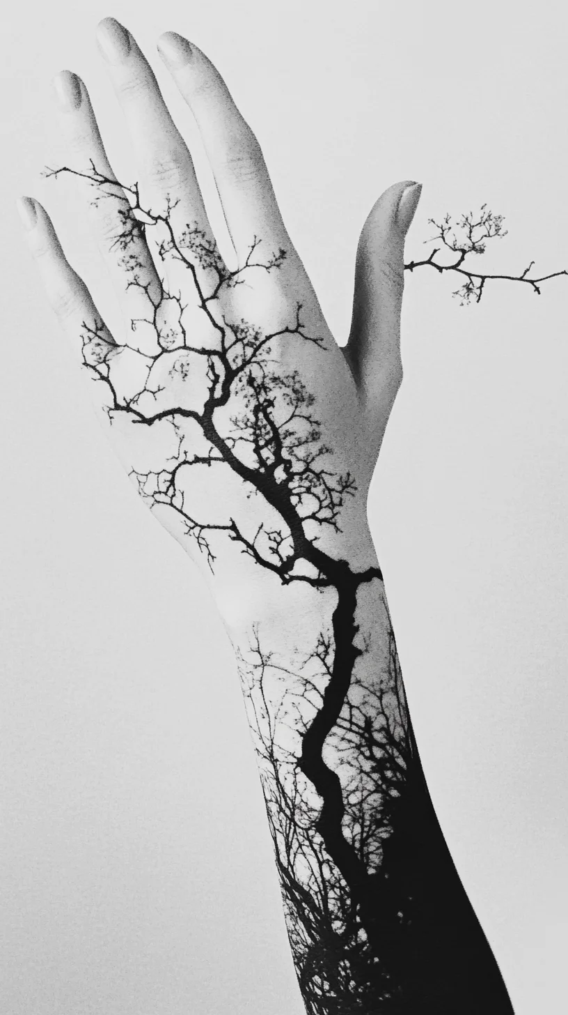 Embrace Nature with Stunning Tree Branch Tattoo Artistry